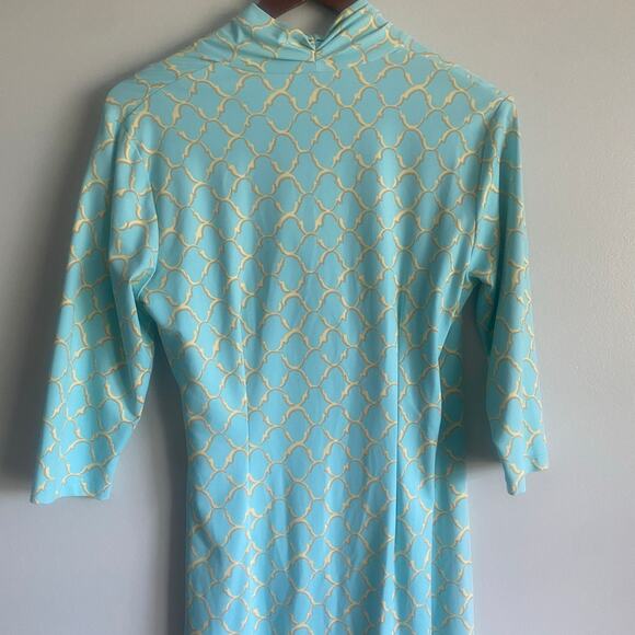 NWT J. McLaughlin Panama Wrap Dress Knee Length 3/4 Sleeve Stretchy Size Medium - Picture 6 of 8